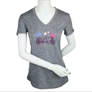 Louis Garneau Women’s Birds Cycling T-Shirt • NWOT